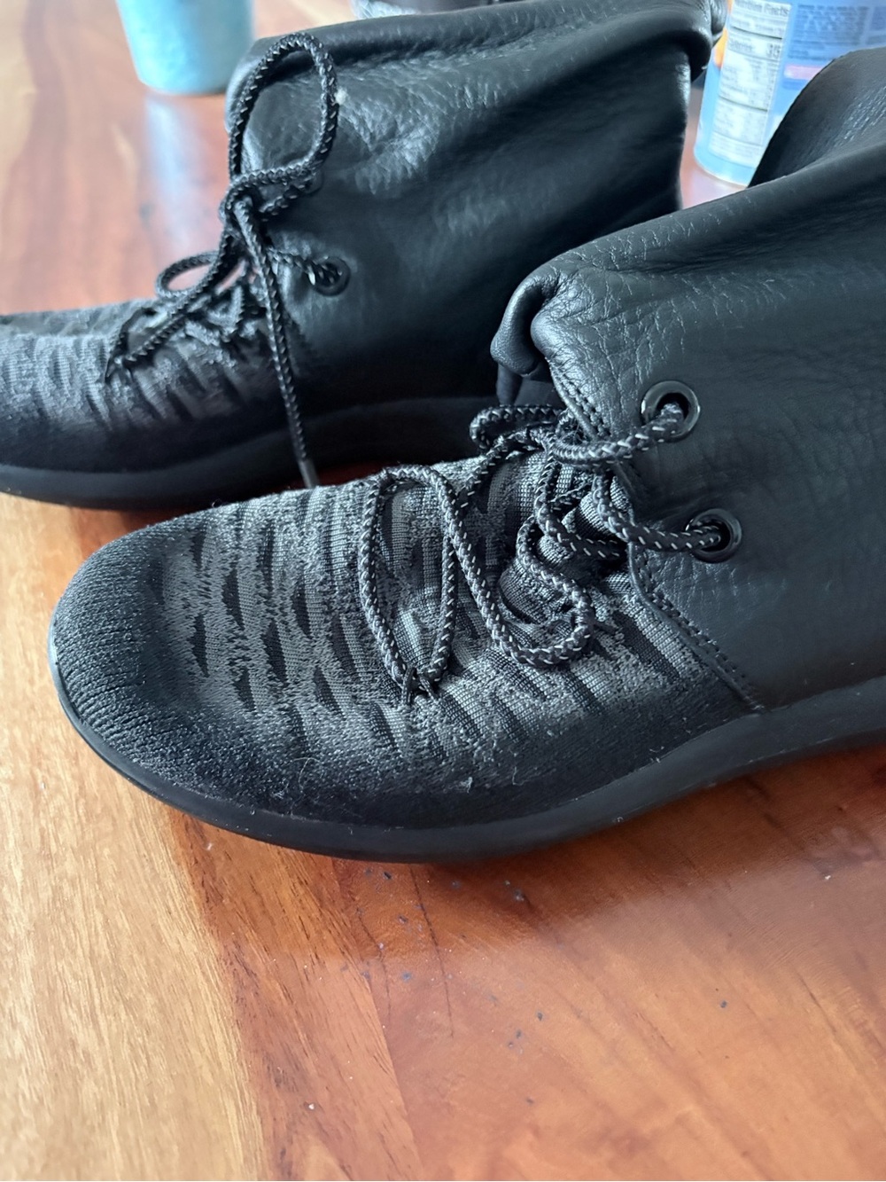 Nike Black Lightweight Casual Lace-Up Shoes